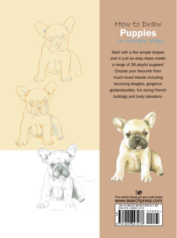 How To Draw Puppies In Simple Steps Book