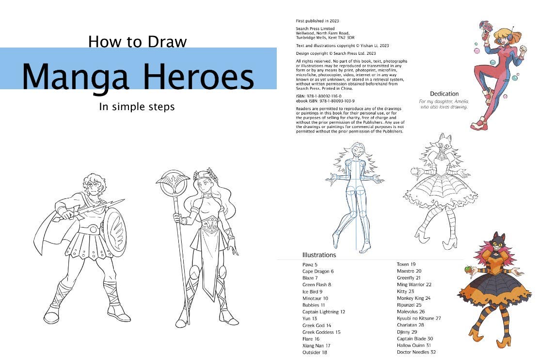 How To Draw Manga Heroes In Simple Steps Book