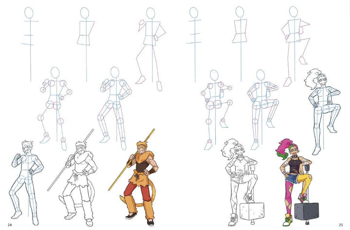 How To Draw Manga Heroes In Simple Steps Book