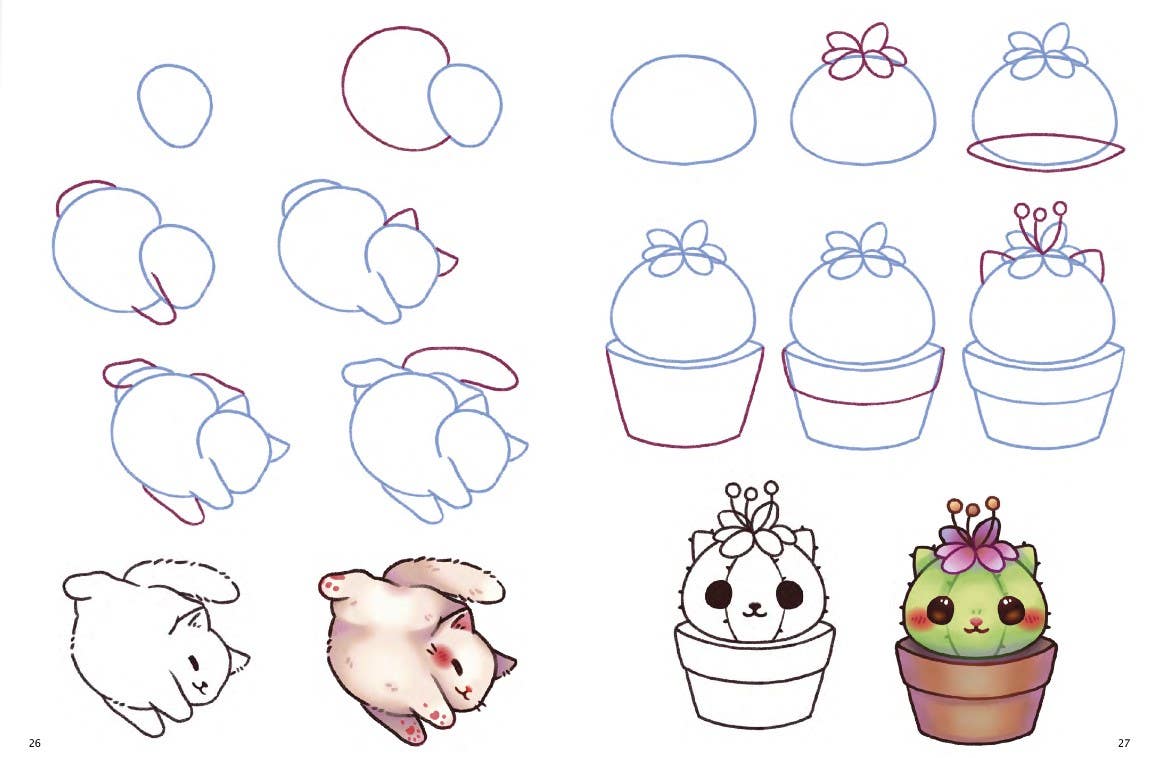 How To Draw Kawaii Creatures In Simple Steps Book