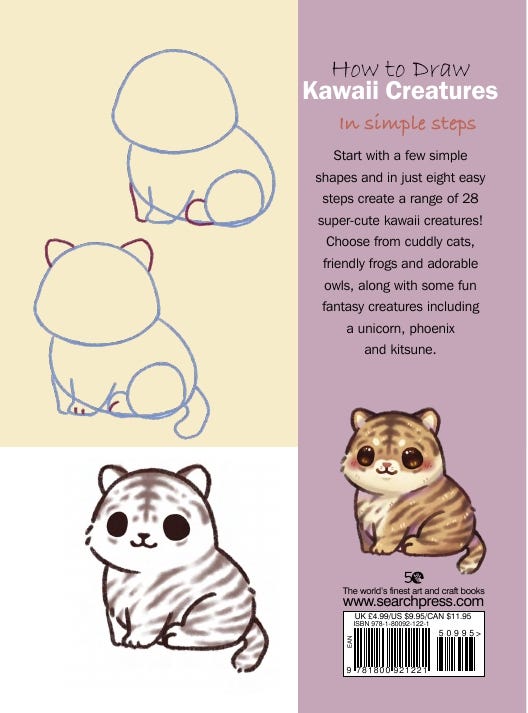 How To Draw Kawaii Creatures In Simple Steps Book