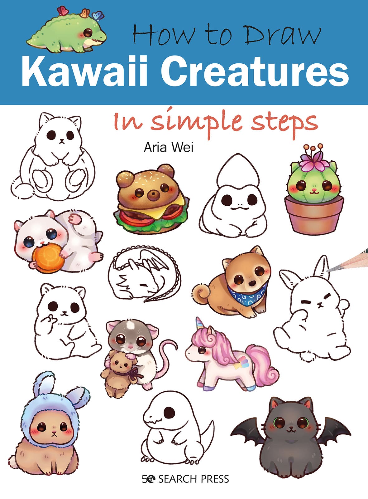 How To Draw Kawaii Creatures In Simple Steps Book
