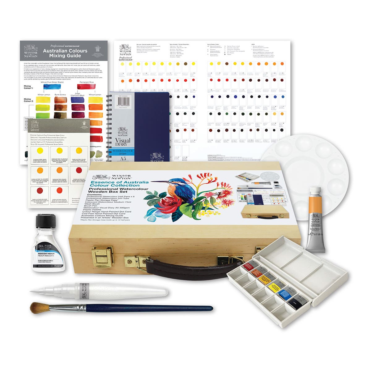 Winsor & Newton Essence of Australia Professional Watercolour Wooden Box Set