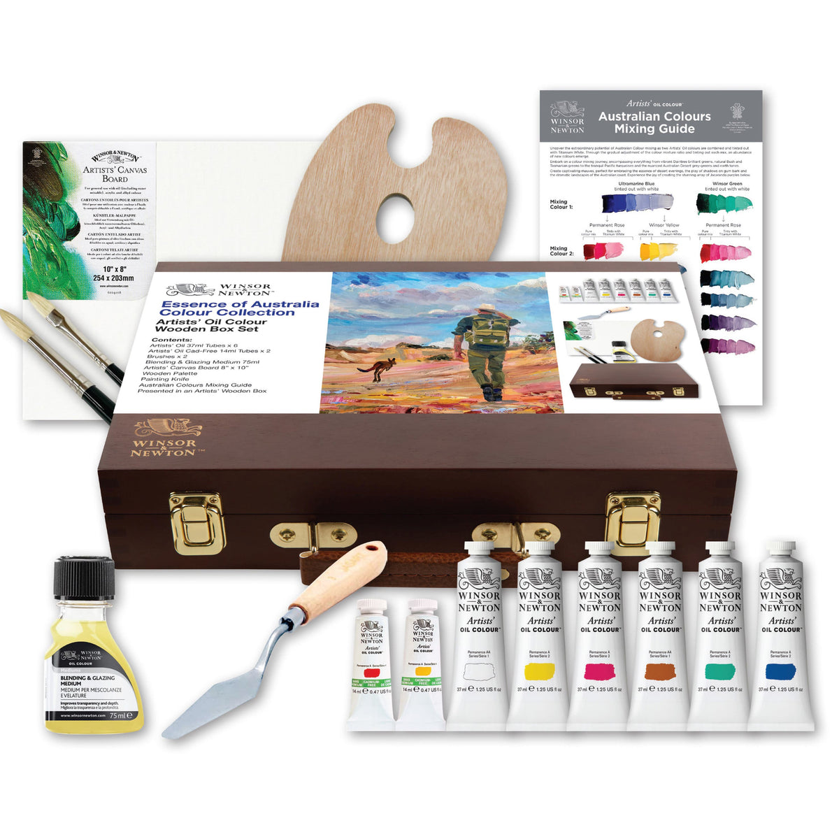Winsor & Newton Essence of Australia Artists' Oil Colour Wooden Box Set