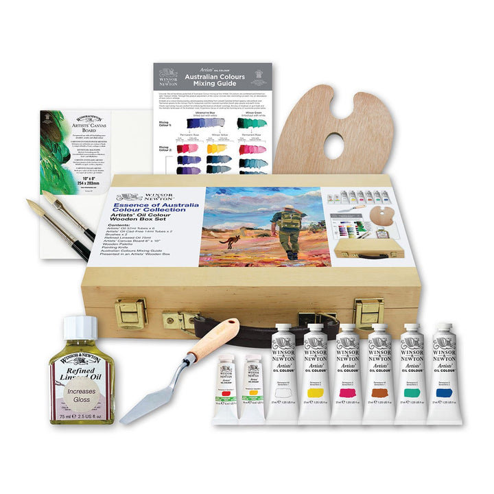 Winsor & Newton Essence of Australia Artists' Oil Colour Wooden Box Set