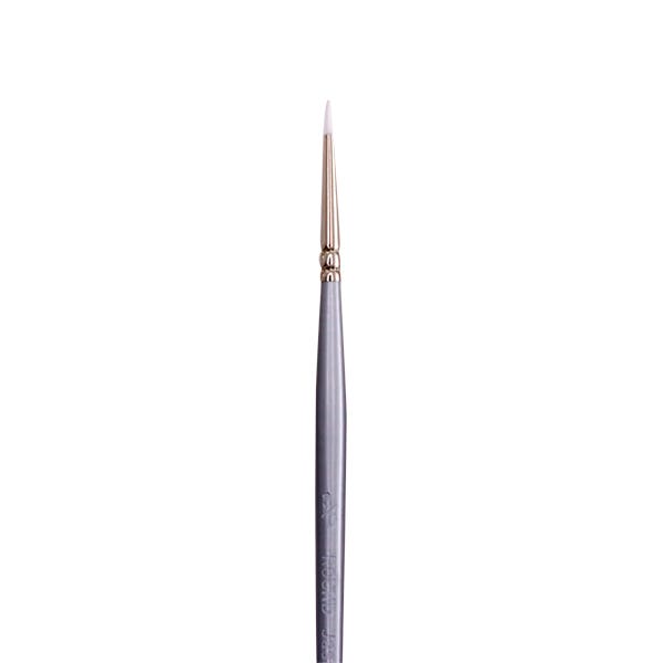 Jasart White Taklon Round Brushes