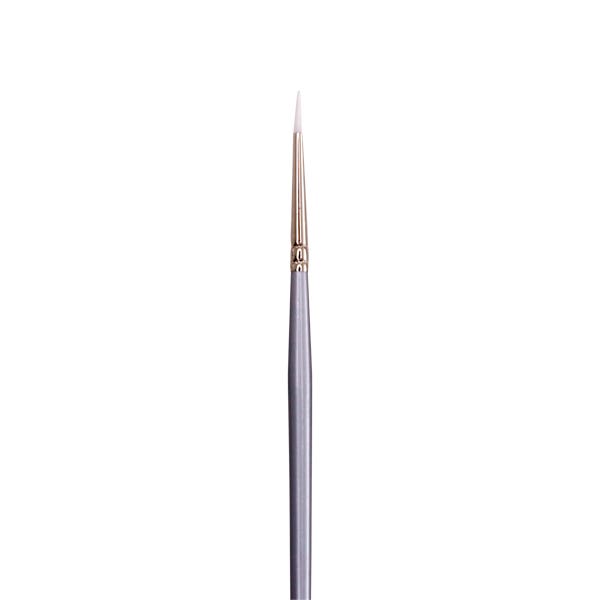 Jasart White Taklon Round Brushes