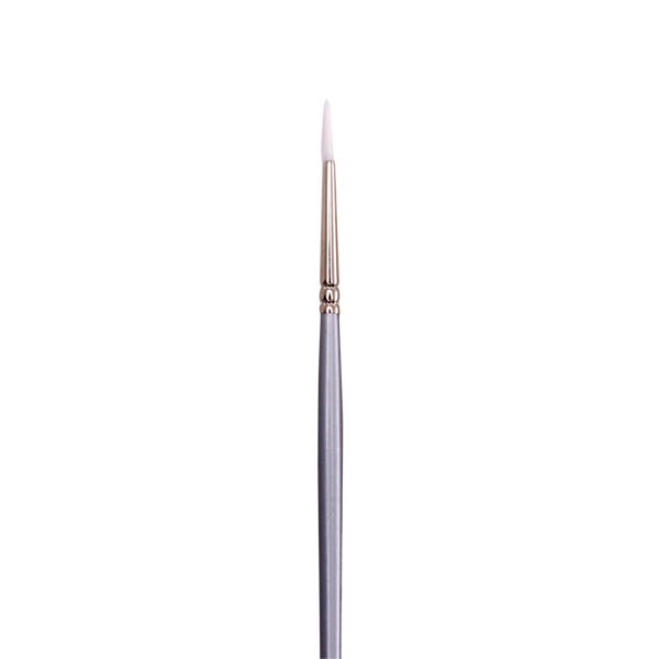 Jasart White Taklon Round Brushes