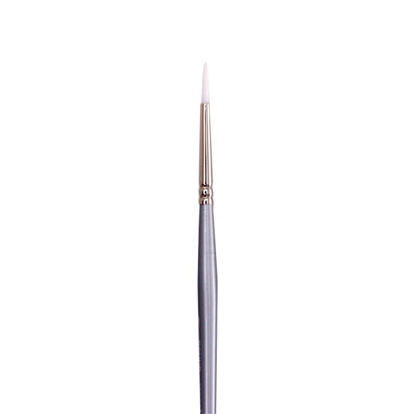 Jasart White Taklon Round Brushes