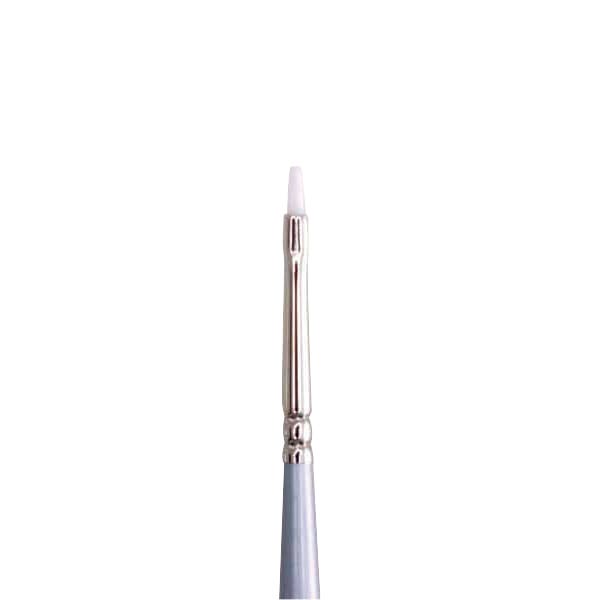 Jasart White Taklon Short Flat Brushes