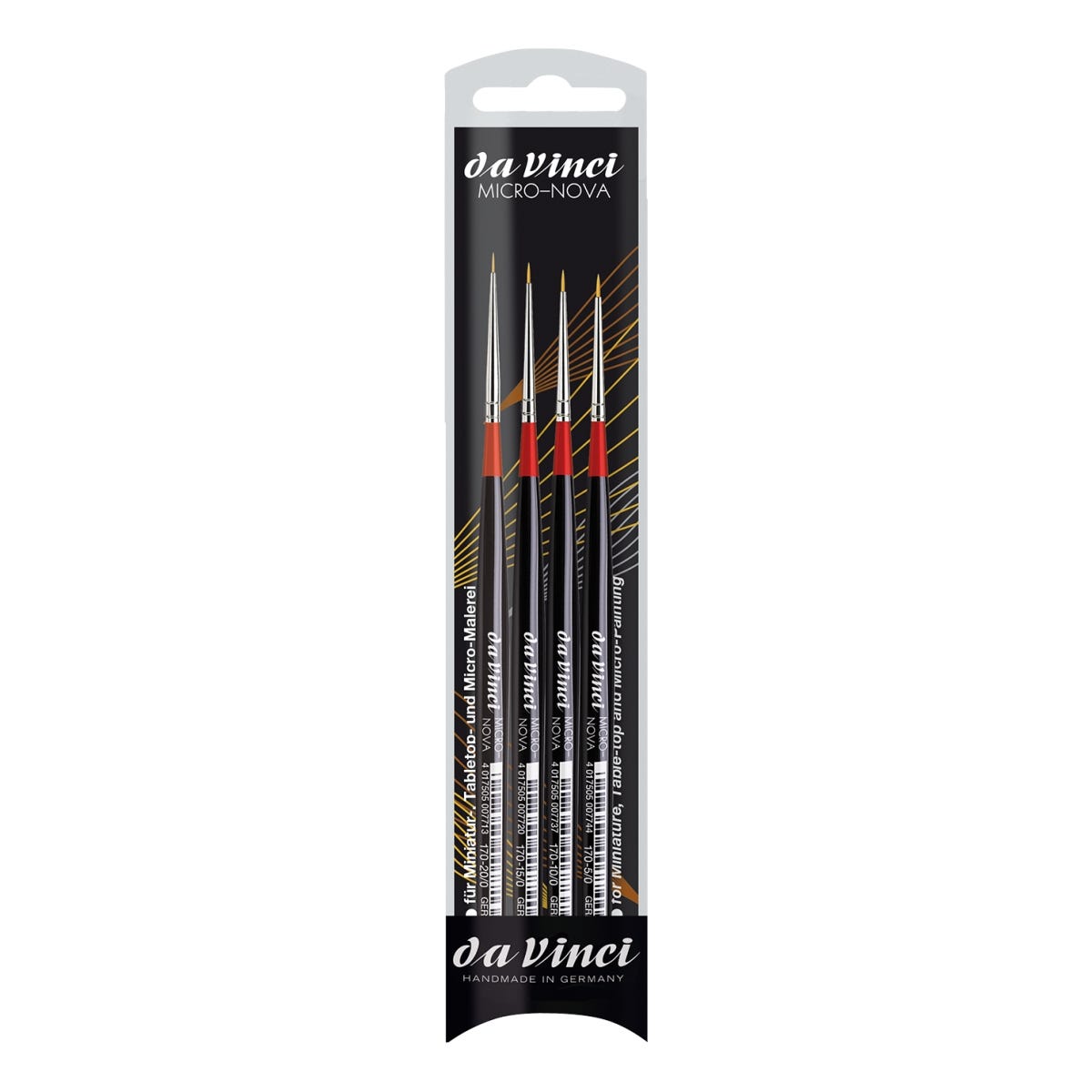 Da Vinci Micro Nova 4270 Golden Synthetic Brush Set