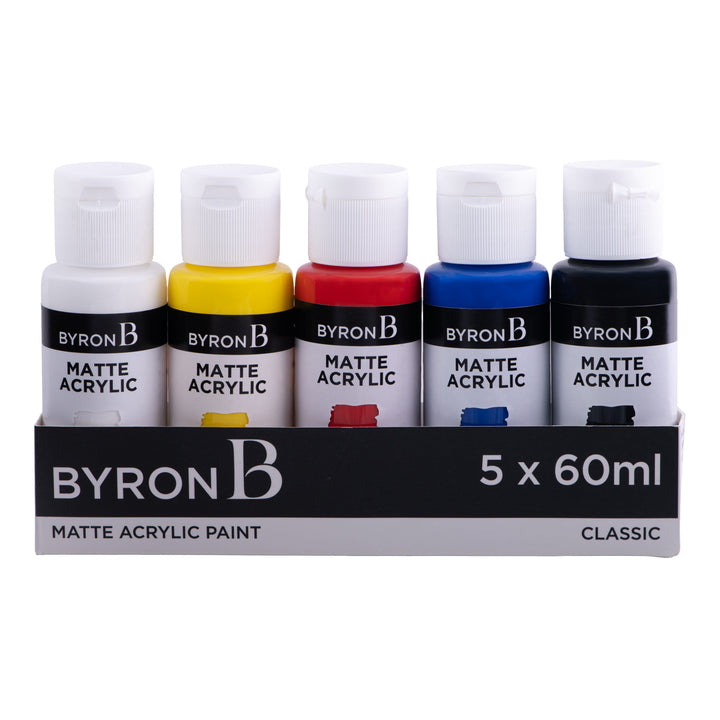 Byron Matte Acrylic Paint Classic Set 5