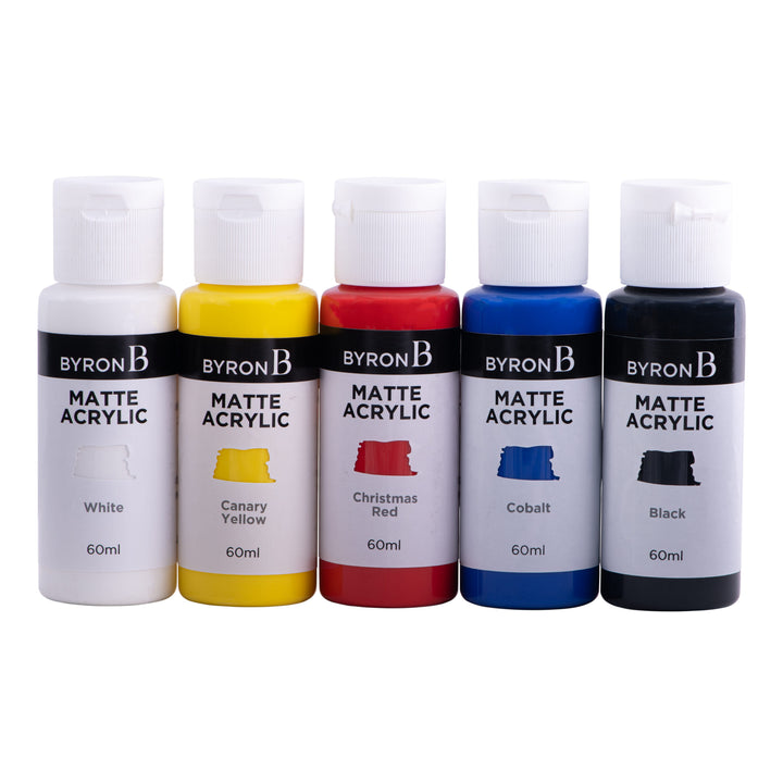 Byron Matte Acrylic Paint Classic Set 5