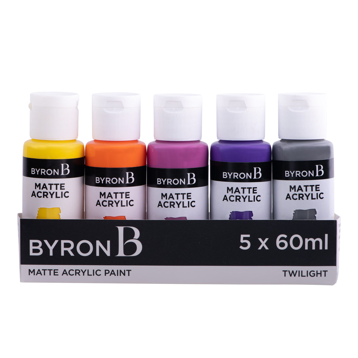 Byron Matte Acrylic Paint Twilight Set 5