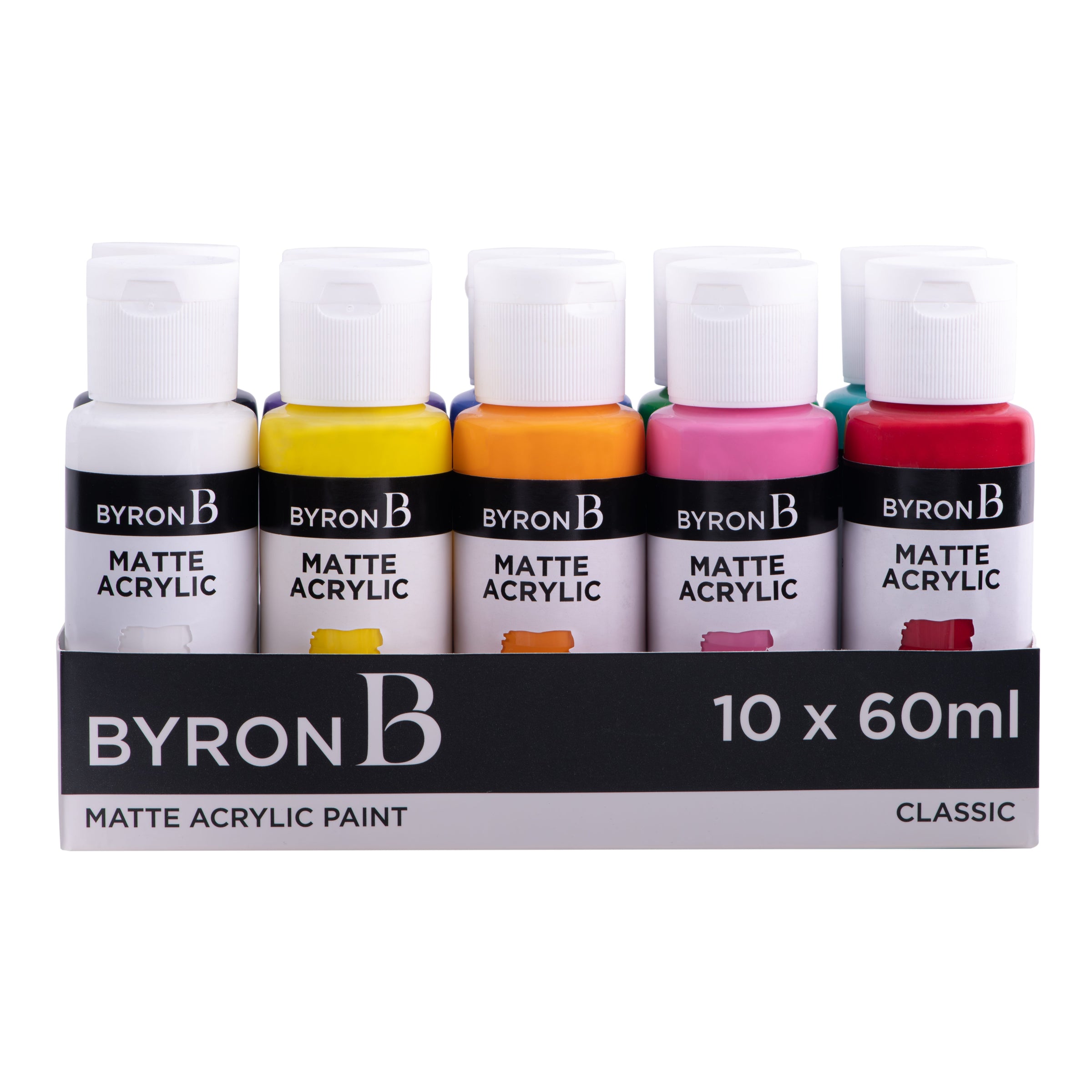 Byron Matte Acrylic Paint Classic Set 10