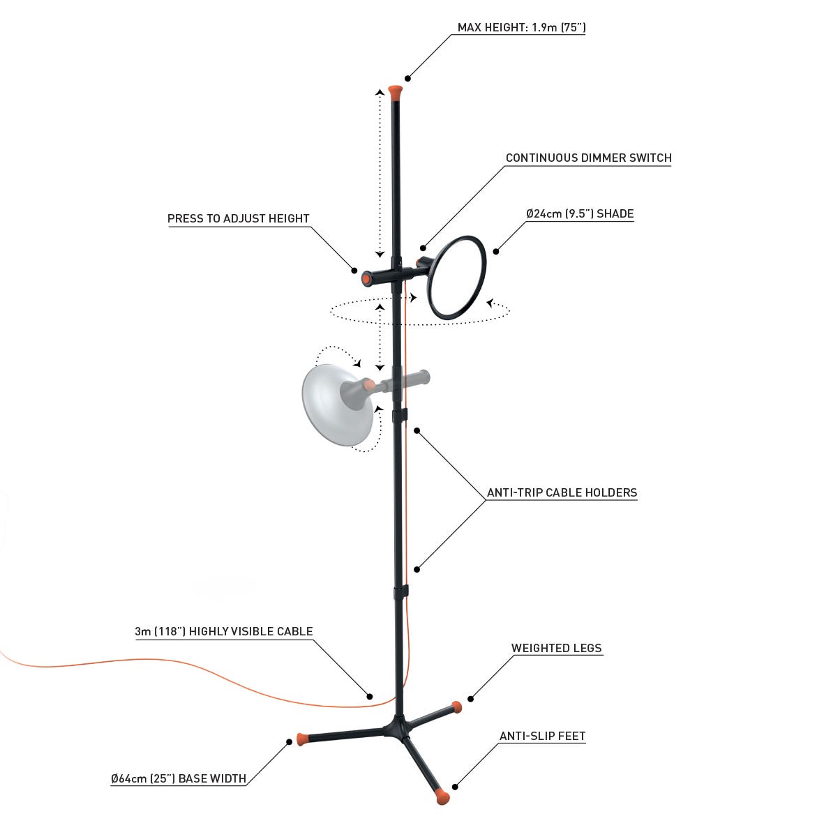 Daylight Artist Studio Floor Lamp