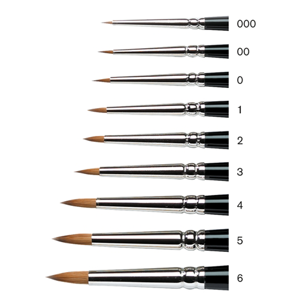 Winsor & Newton Series 7 Miniature Kolinsky Sable Brushes
