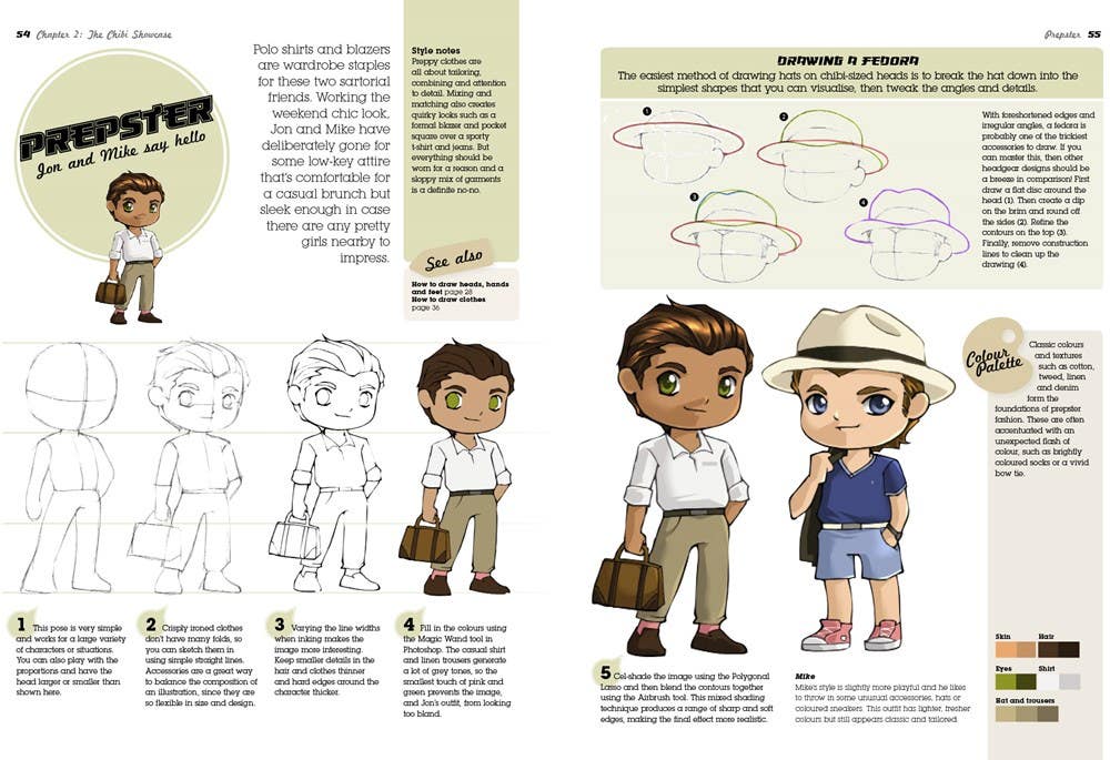 Super Cute Manga Chibis To Draw And Paint Book