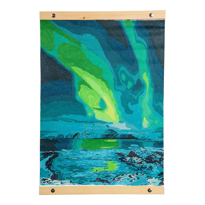Jasart Paint by Numbers Aurora Borealis Kit