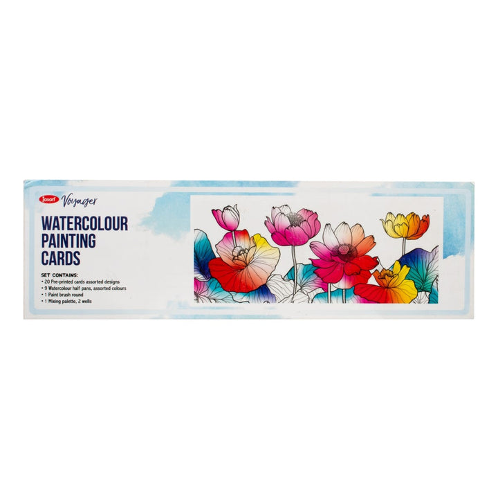 Jasart Voyager Watercolour Painting Card Pad (9 Colours)