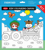 Jasart Kids Painting Canvas Set Farmyard