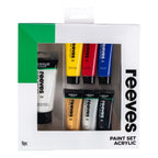 Reeves Acrylic Paint Set with Brushes