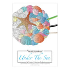 Jasart Watercolour Colouring Book Under the Sea