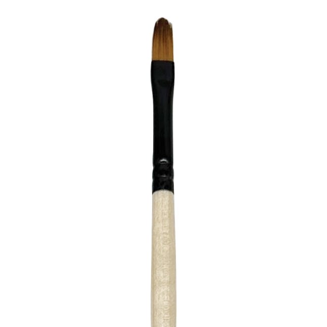 Dynasty Black Gold Synthetic Filbert Brushes