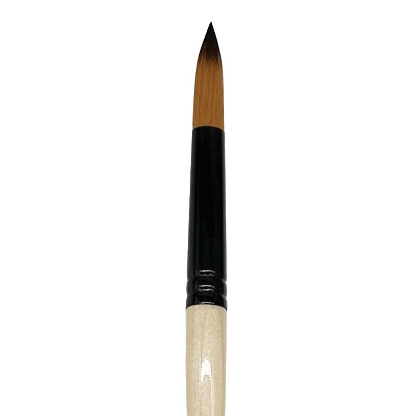 Dynasty Black Gold Synthetic Round Brushes