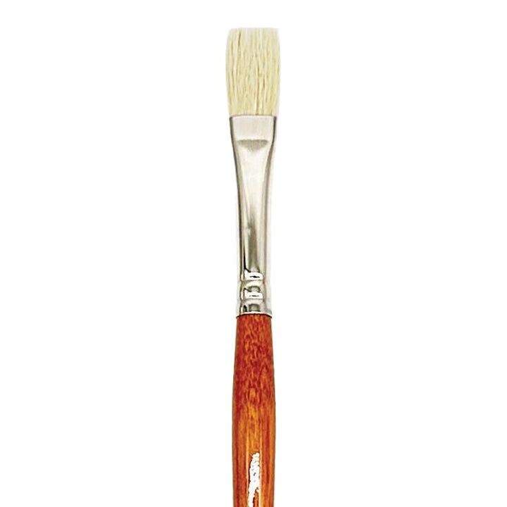 Dynasty Blanca Synthetic Hog Flat Brushes
