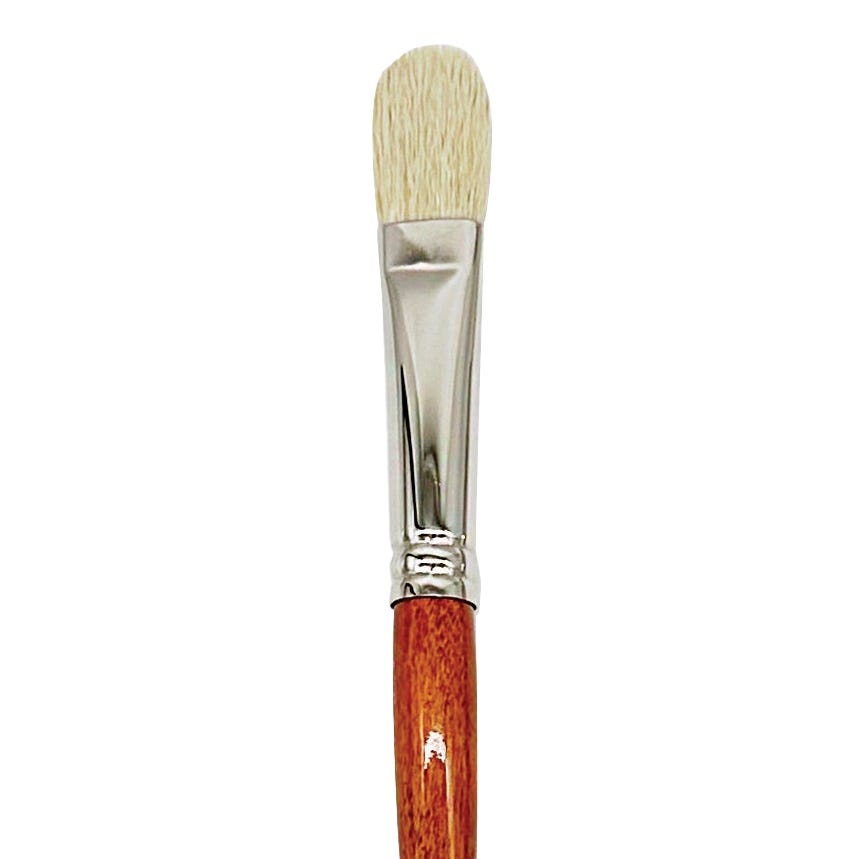Dynasty Blanca Synthetic Hog Filbert Brushes