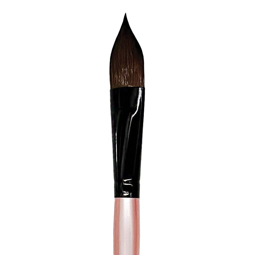 Dynasty Water Lily Synthetic Cat Tongue Brushes