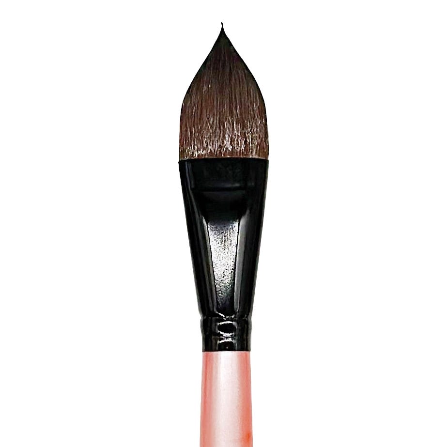 Dynasty Water Lily Synthetic Cat Tongue Brushes