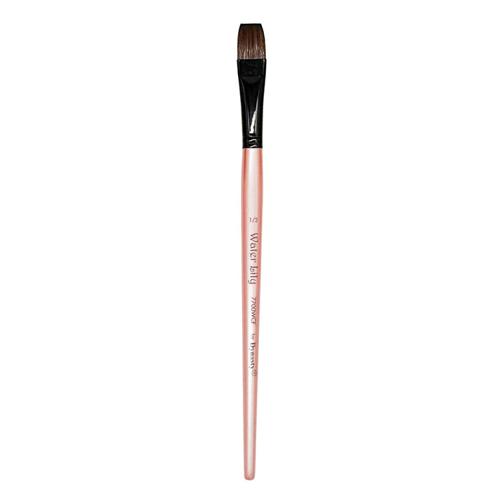 Dynasty Water Lily Synthetic Flat Brushes