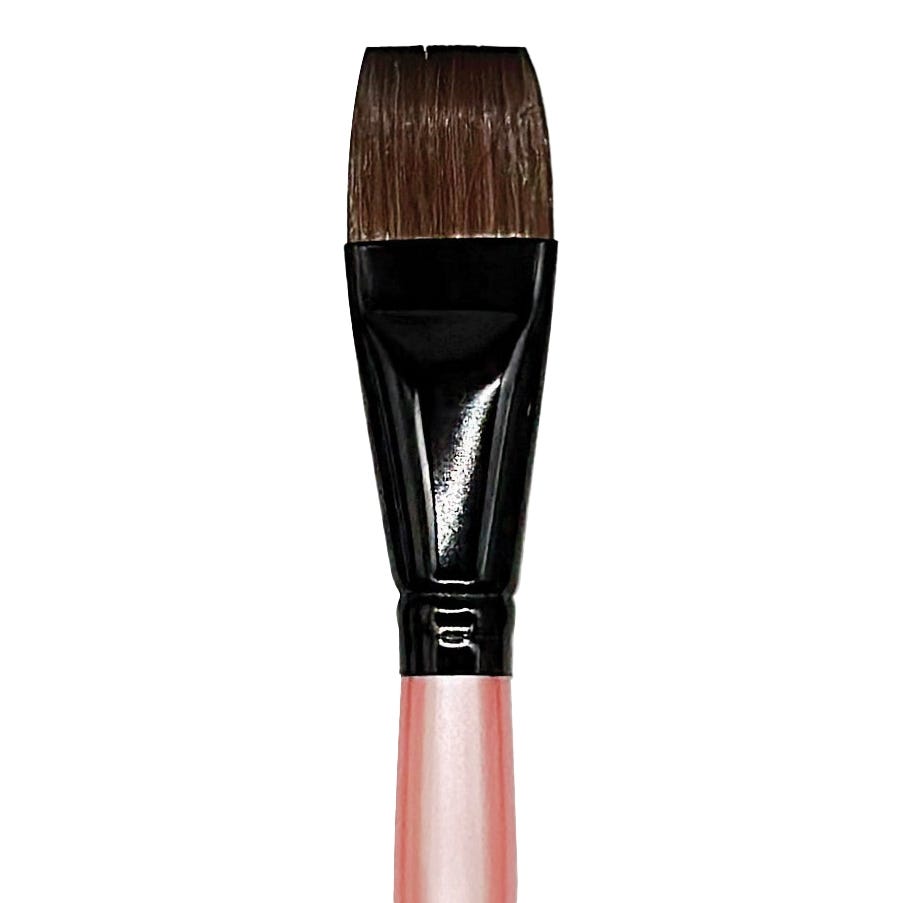 Dynasty Water Lily Synthetic Flat Brushes