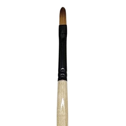 Dynasty Black Gold Synthetic Filbert Brushes