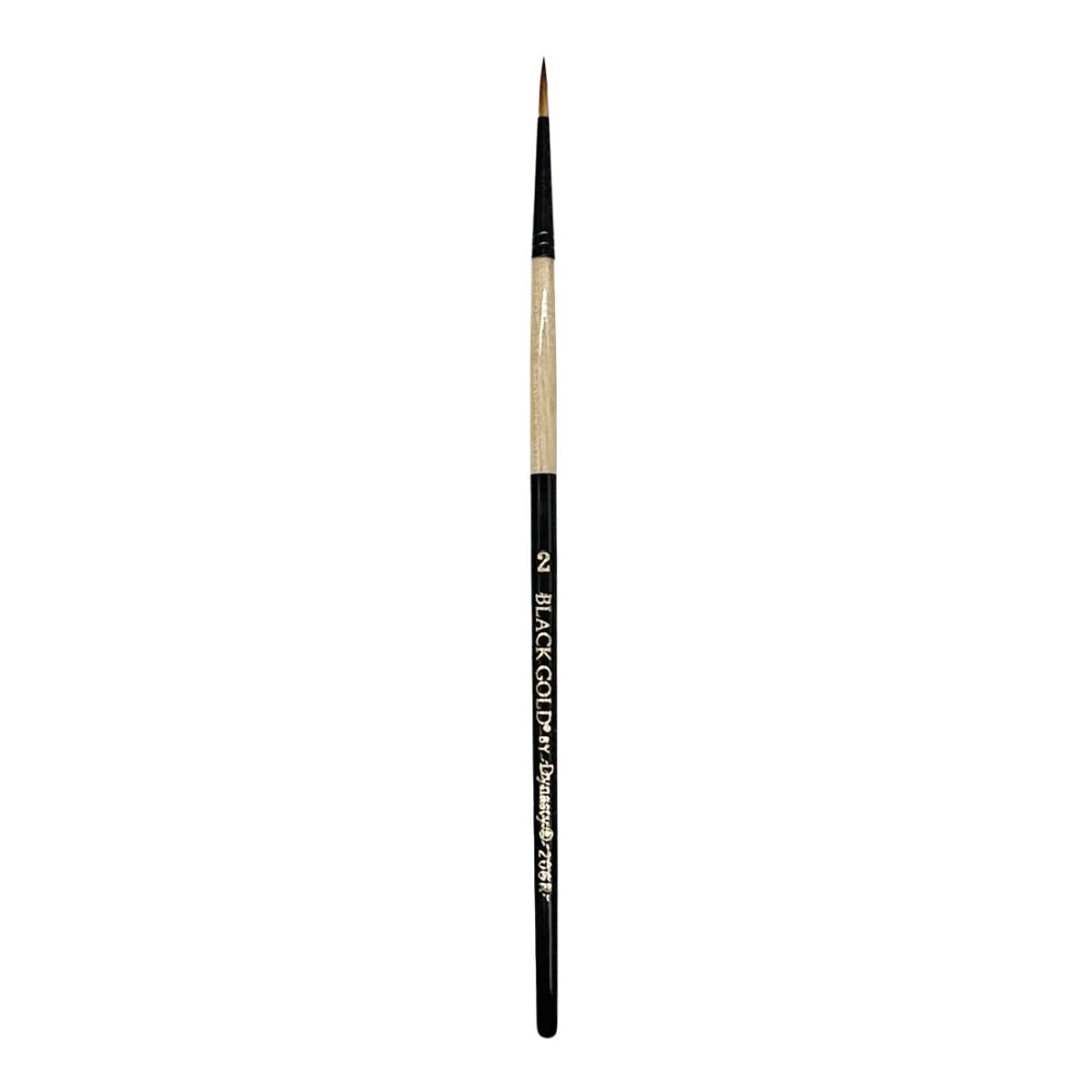 Dynasty Black Gold Synthetic Round Brushes
