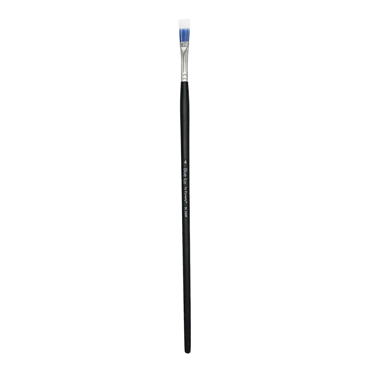 Dynasty Blue Ice Synthetic Flat Brushes