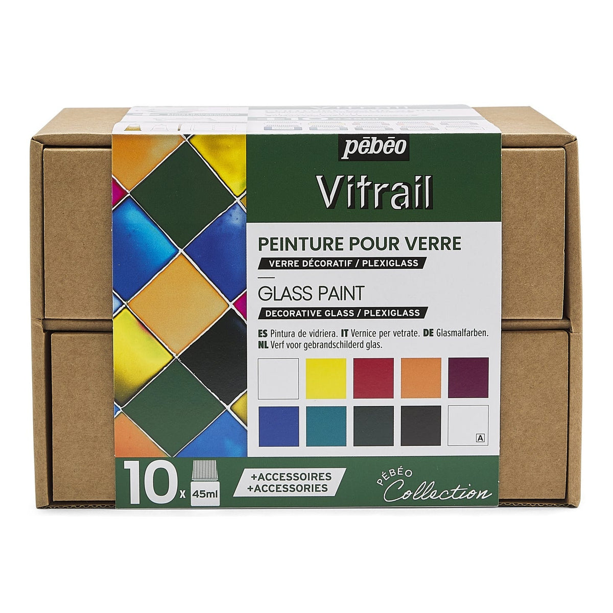 Pebeo Vitrail Collection Case