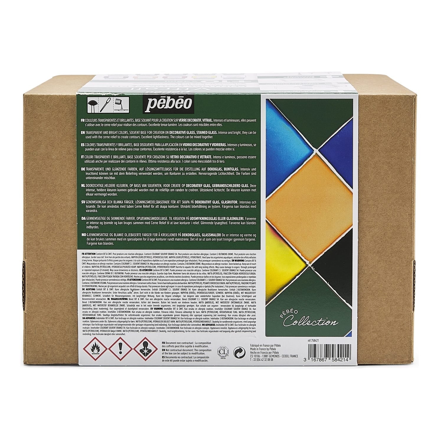 Pebeo Vitrail Collection Case