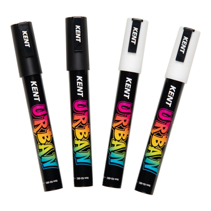 Kent Urban Paint Marker 6mm Nib Mono Set 4