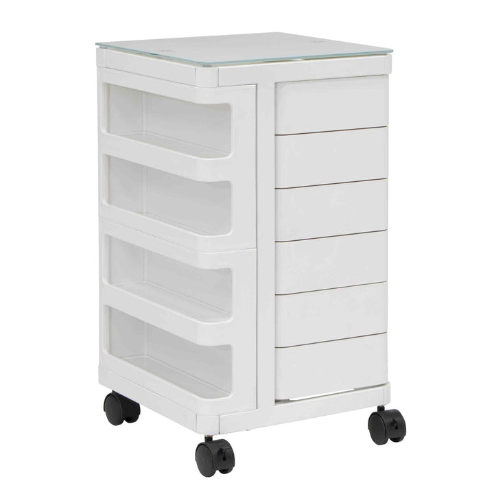 Artfusion Kubx Mobile Storage Cart White