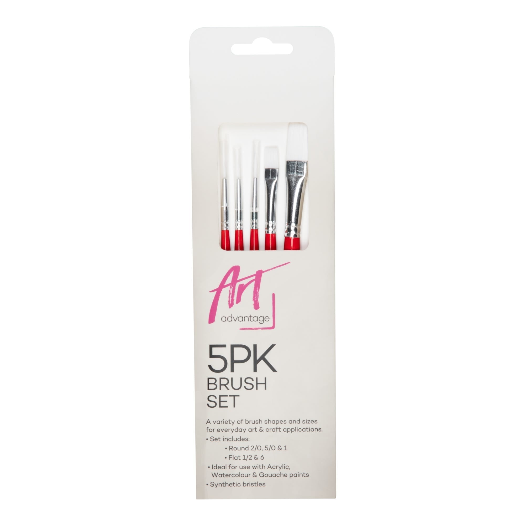 Art Advantage Synthetic Brush Sets