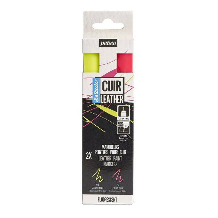 Pebeo Setacolor Leather Marker Sets