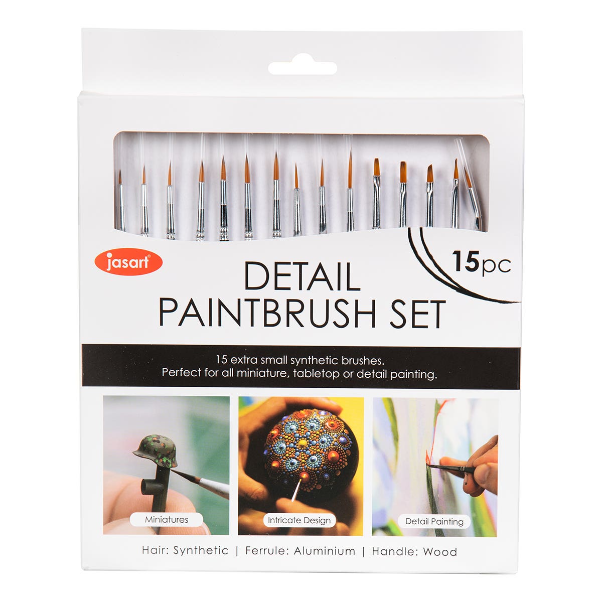 Jasart Synthethic Detail Brush Set