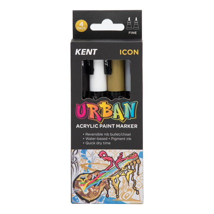 Kent Urban Paint Marker 3mm Nib Icon Sets