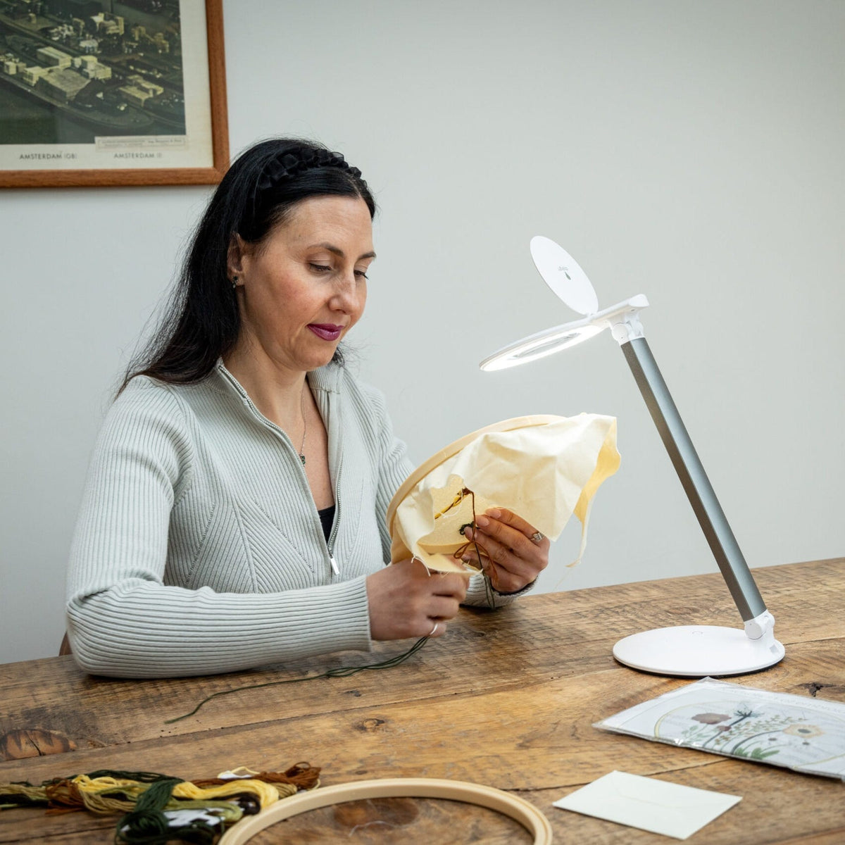Daylight Halo Go 2 Magnifier Lamp