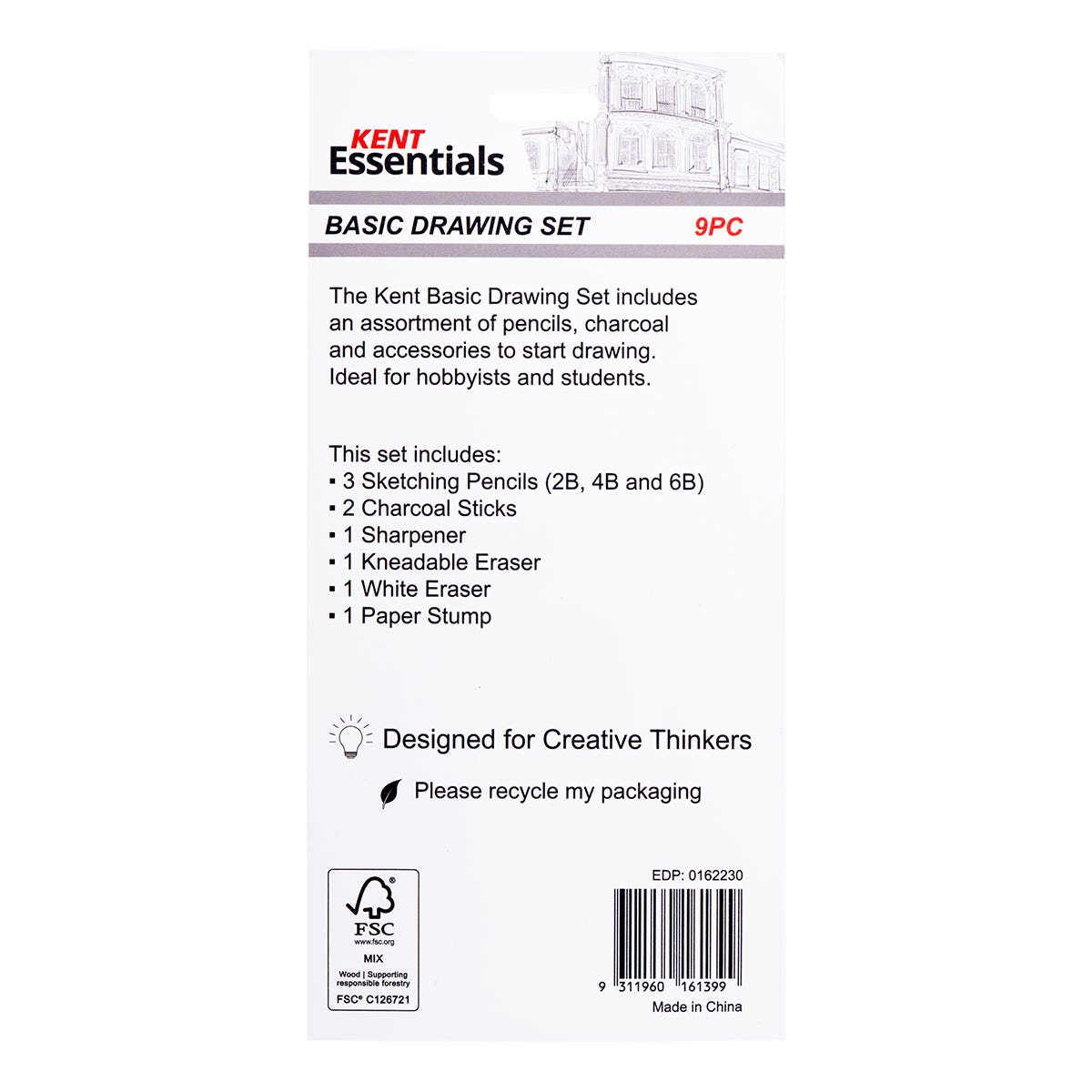 Kent Essentials Basic Drawing Set 9