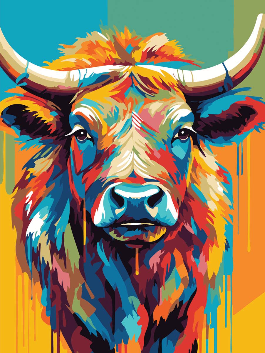 Reeves Artist Acrylic Paint by Numbers Highland Majesty