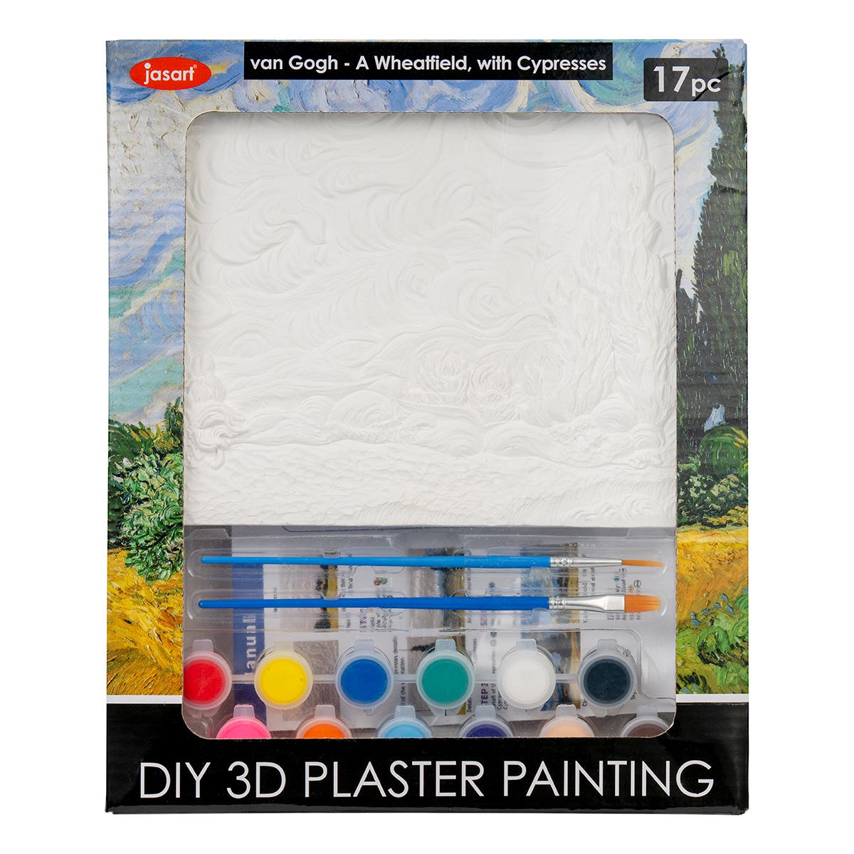 Jasart DIY Plaster Painting Kit Wheat Field